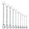 S9GRCXL10 - 10 PIECE 90 TOOTH EXTRA LONG SAE COMBINATION RATCHETING WRENCH SET