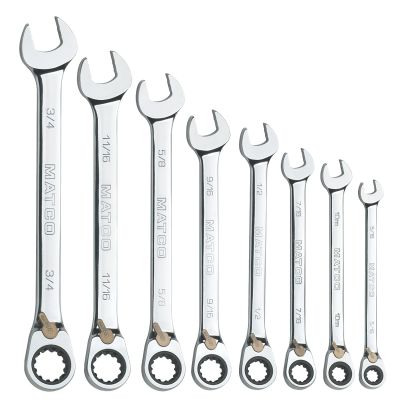 8 PC 90TH REV CMB SAE SET
