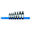 SABBXM7R - 1/4" AND 3/8" DRIVE 7 PIECE METRIC BALL HEX BIT DRIVER SET