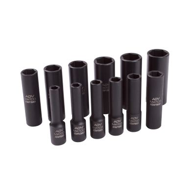 12PC 1/4DR MAG IMPACT SKT SET