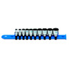 SAM106TB - 1/4" DRIVE 10 PIECE METRIC 6 POINT CHROME SOCKET SET