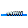 SAM92TB - 1/4" DRIVE 9 PIECE METRIC 12 POINT CHROME SOCKET SET