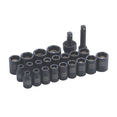 23PC 1/4DR MM MAG IMPACT SKT S