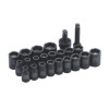 SAMP236V - 1/4" DRIVE 23 PIECE MAGNETIC 6 POINT IMPACT SOCKET SET