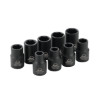 SAMP96V - 1/4" DRIVE 9 PIECE MAGNETIC SAE 6 POINT  IMPACT SOCKET SET