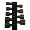 SAN9MR - 9 PIECE METRIC NUTDRIVER BIT SET