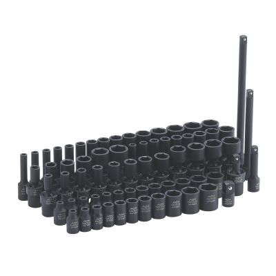 71PC 1/4DR IMPACT SKT SET