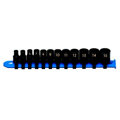12PC 1/4" DR MET IMP SKT SET