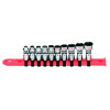 SAU106RB - 1/4" DRIVE 10 PIECE SAE 6 POINT UNIVERSAL CHROME SOCKET SET