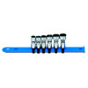 SAUM66RA - 1/4" DRIVE 6 PIECE METRIC 6 POINT UNIVERSAL CHROME SOCKET SET