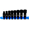 SAUPM86R - 1/4" DRIVE 8 PIECE METRIC 6 POINT UNIVERSAL IMPACT SOCKET SET