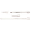 SAXW4T - 1/4" DRIVE 4 PIECE CHROME WOBBLE EXTENSION SET