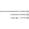 SAXWK4TA - 1/4" DRIVE 4 PIECE EXTENSION WOBBLE CHROME SET