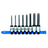 SBBXIM8R - 3/8" DRIVE 8 PIECE METRIC MID-LENGTH BALL HEX BIT SOCKET DRIVER SET