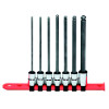SBBXL7R - 3/8" DRIVE 7 PIECE SAE LONG BALL HEX DRIVER SET