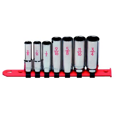 7PC 3/8 DP 6 PT SAE SKT SET
