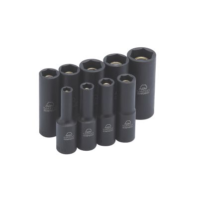 9PC 3/8DR MAG DP IMPACT SKT SE