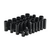 SBDP296V - 3/8" DRIVE 29 PIECE SAE & METRIC 6 POINT IMPACT SOCKET SET