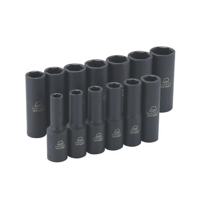 13PC 3/8DR DP MM IMPACT SKT SE