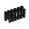 SBDUP126V - 3/8" DRIVE 12 PIECE DEEP UNIVERSAL SAE 6 POINT IMPACT SOCKET SET