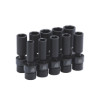 SBDUPM106V - 3/8" DRIVE 10 PIECE METRIC 6 POINT DEEP UNIVERSAL IMPACT SOCKET SET