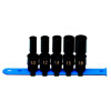 SBDUPM56TB - 3/8" DRIVE 5 PIECE METRIC 6 POINT DEEP UNIVERSAL IMPACT SOCKET SET