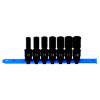 SBDUPM76TB - 3/8" DRIVE  7 PIECE METRIC 6 POINT DEEP UNIVERSAL IMPACT SOCKET SET