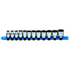 SBM126TA - 3/8 " DRIVE 12 PIECE METRIC 6 POINT CHROME SOCKET SET