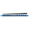 SBM176TA - 3/8" DRIVE 17 PIECE METRIC 6 POINT CHROME SOCKET SET