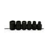 SBMM66R - 3/8" DRIVE 6 PIECE METRIC 6 POINT MAGNETIC IMPACT SOCKET SET