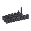 SBMP246V - 3/8" DRIVE 24 PIECE MAGNETIC SAE & METRIC 6 POINT IMPACT SOCKET SET
