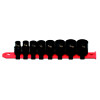 SBP86TA - 3/8" DRIVE 8 PIECE SAE 6 POINT IMPACT SOCKET SET