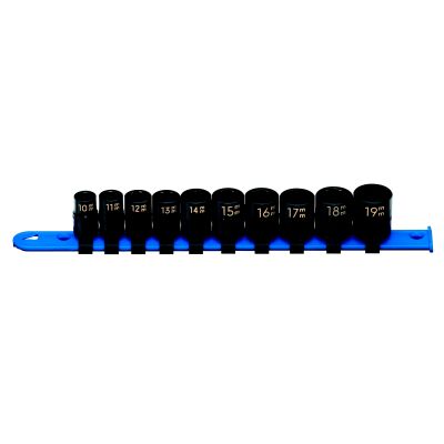 10PC 3/8 MET IMP 6PT SKT SET