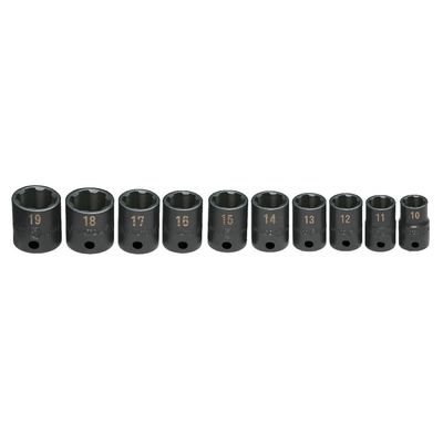 3/8"DR 10PC MT PRO NONSLIP SET