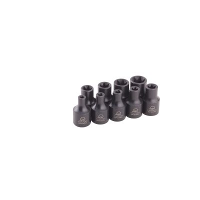 9PCS RECESSED STAR BIT SOCKET
