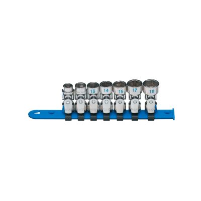 3/8 7-PC MET UNIV SOCKET SET