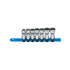 SBUM76RB - 3/8" DRIVE 7 PIECE METRIC 6 POINT UNIVERSAL CHROME SOCKET SET