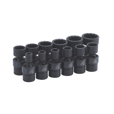 12PC 3/8DR UNIV IMPACT SKT SET