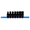 SBUPM76TB - 3/8" DRIVE 7 PIECE METRIC 6 POINT UNIVERSAL IMPACT SOCKET SET