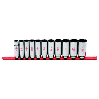 1/2 11-PC DP 12PT SAE SKT SET