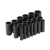 SCDP192V - 1/2" DRIVE 19 PIECE SAE 12 POINT DEEP IMPACT SOCKET SET