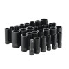 SCDP306V - 1/2" DRIVE 30 PIECE DEEP SAE & METRIC 6 POINT IMPACT SOCKET SET