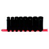 SCDP86TA - 1/2" DRIVE 8 PIECE SAE 6 POINT DEEP IMPACT SOCKET SET