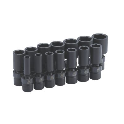 14PC 1/2DR DP MM UNIV IMP SKT