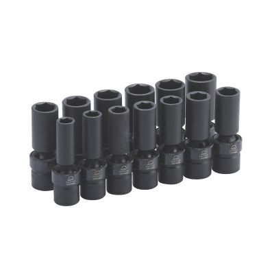 13PC 1/2DR MM DP UNIV IMP SKT