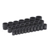 SCPM262V - 1/2" DRIVE 26 PIECE METRIC 12 POINT IMPACT SOCKET SET