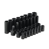SCPM306V - 1/2" DRIVE 30 PIECE METRIC 6 POINT STANDARD AND DEEP IMPACT SOCKET SET