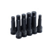 SCPMXY10V - 10PCS  1/2" DRIVE METRIC HEX BIT SOCKET SET