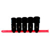 SCUP56R - 1/2" DRIVE 5 PIECE SAE 6 POINT UNIVERSAL IMPACT SOCKET SET