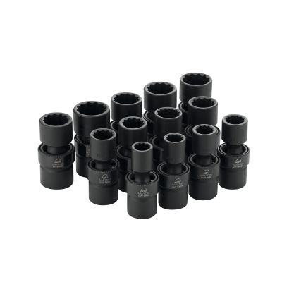 13PC 1/2DR MM UNIV IMP SKT SET